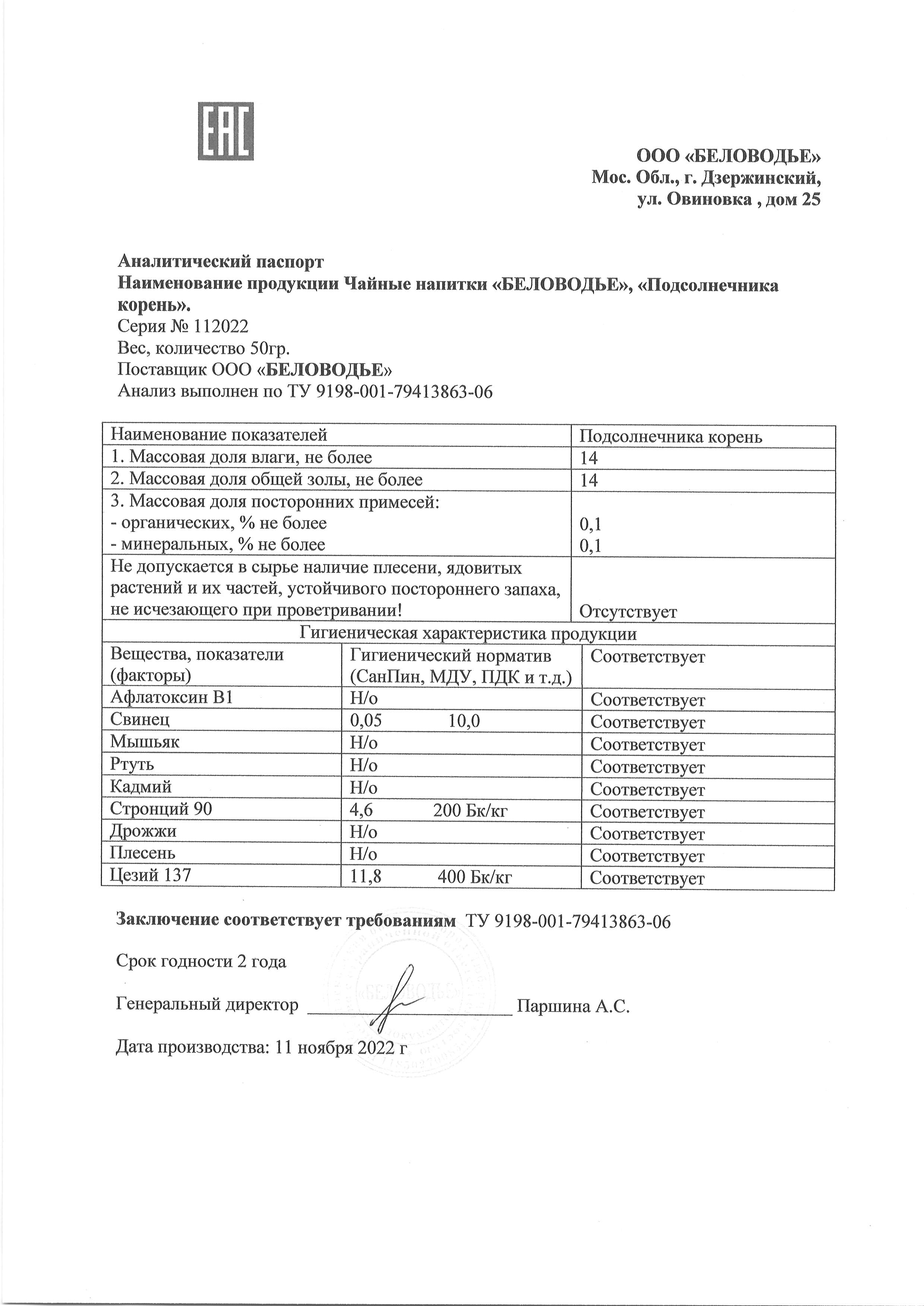 Паспорт №112022